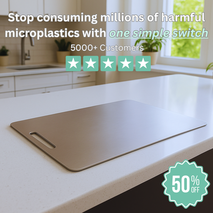 SimplyEco™ Premium Stainless Steel Chopping Board