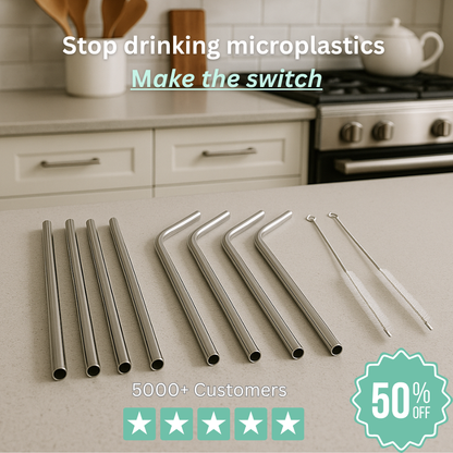 SimplyEco™ Stainless Steel Straw Set