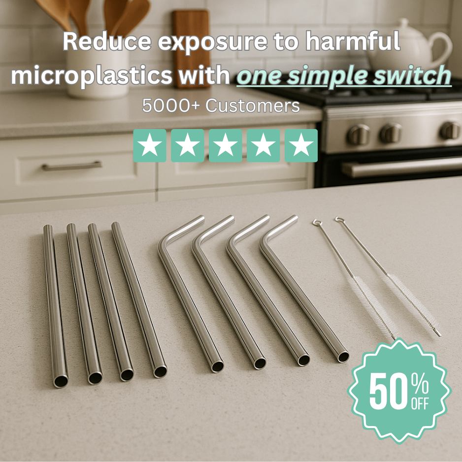 SimplyEco™ Stainless Steel Straw Set