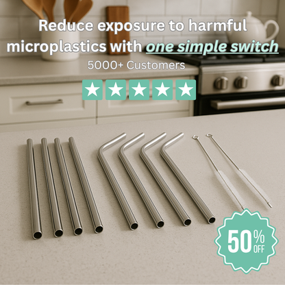 SimplyEco™ Stainless Steel Straw Set