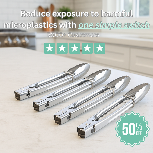 SimplyEco™ Stainless Steel Tong Set